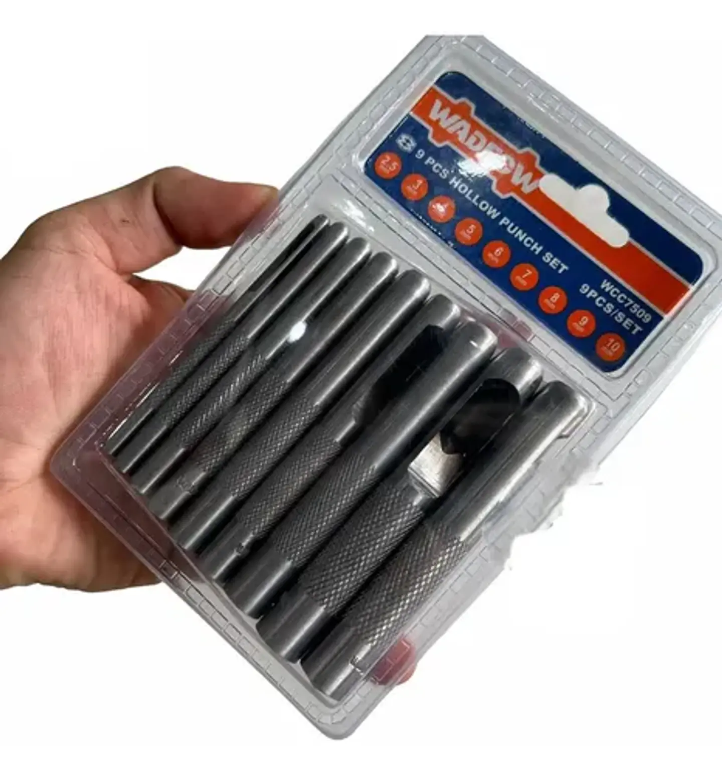 Kit Sacabocados De Impacto Set 9 Piezas 9