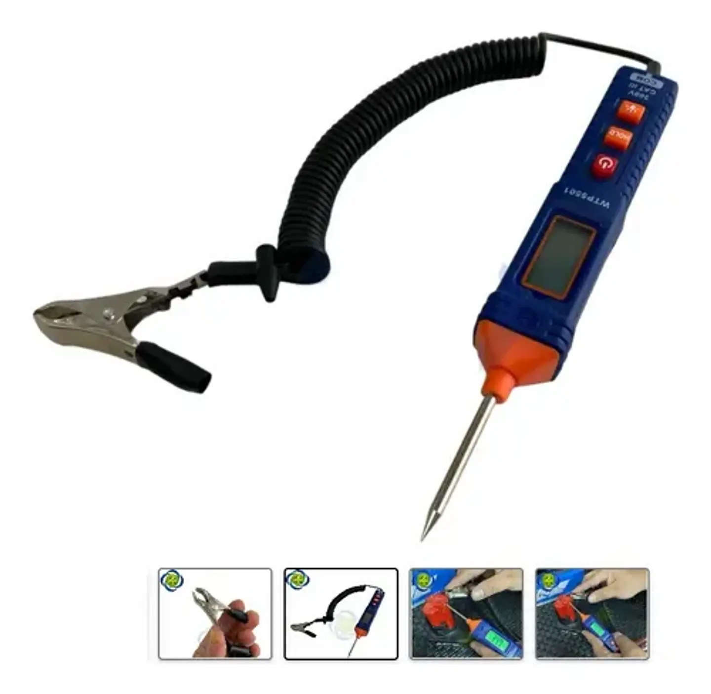 Probador De Corriente Automotriz Wadfow Dc 1-100v Wtp5501 5