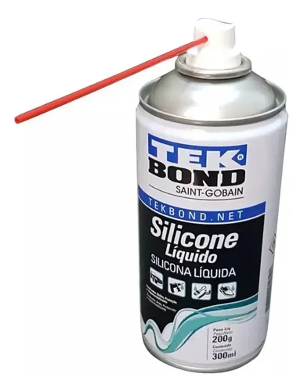 Silicona Líquida En Spray Tekbond 300 Ml Brillo Protección 3