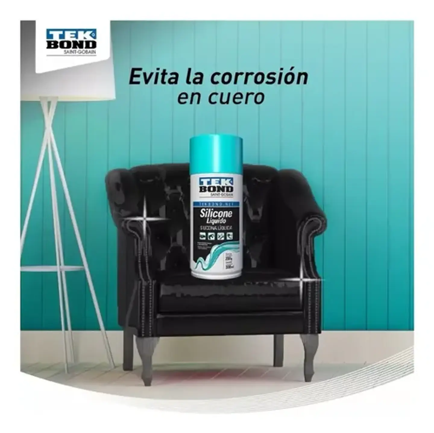 Silicona Líquida En Spray Tekbond 300 Ml Brillo Protección 4