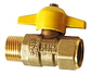 Llave Paso Para Gas Hi-he 1/2 - Certificada - Taumm - Miniatura 1