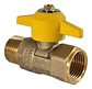 Llave Paso Para Gas Hi-he 1/2 - Certificada - Taumm - Miniatura 3