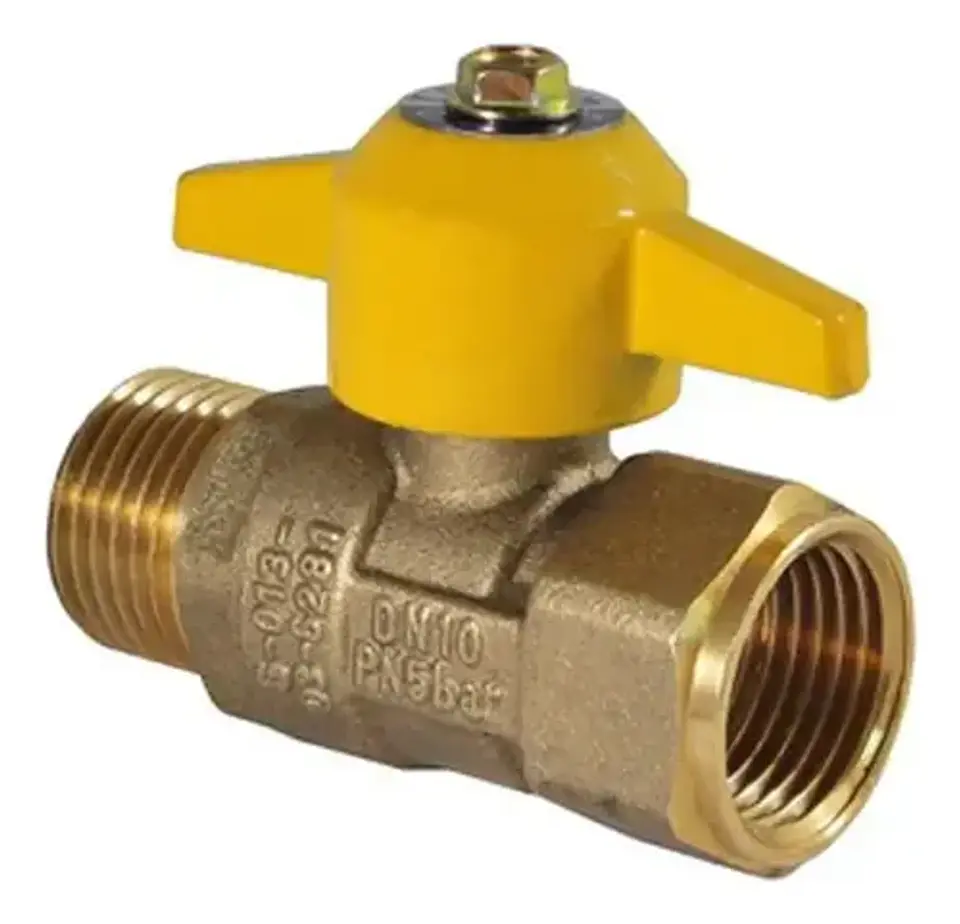 Llave Paso Para Gas Hi-he 1/2 - Certificada - Taumm 3