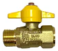 Llave Paso Para Gas Hi-he 1/2 - Certificada - Taumm - Miniatura 4