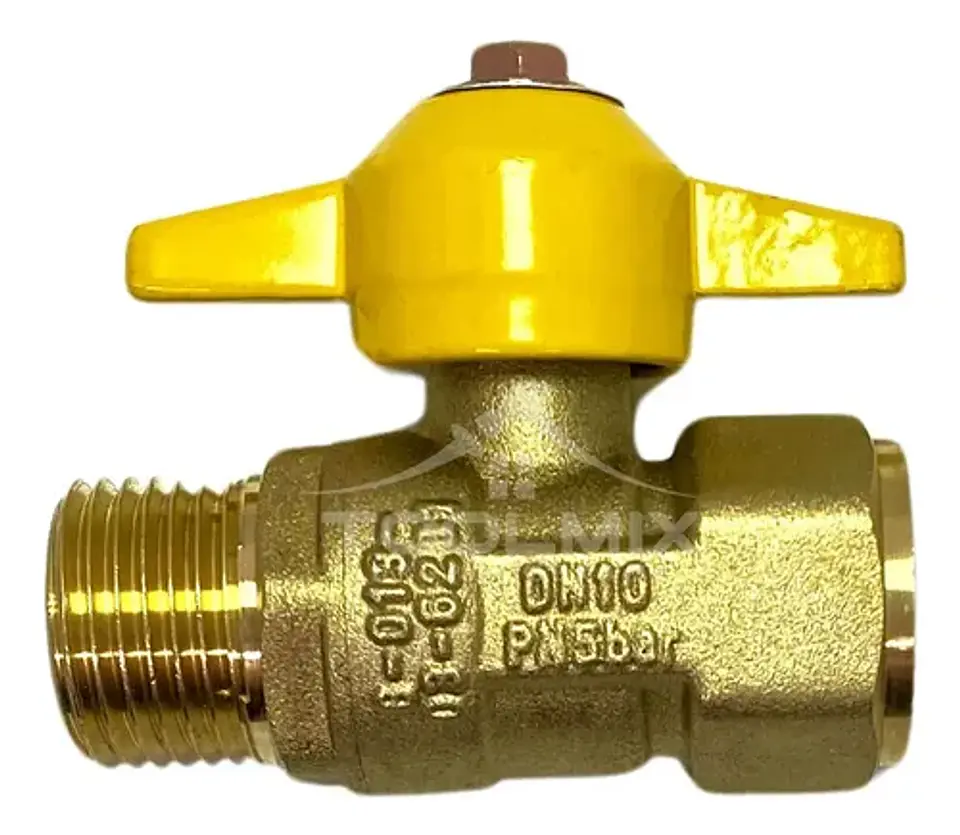 Llave Paso Para Gas Hi-he 1/2 - Certificada - Taumm 4