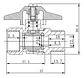 Llave Paso Para Gas Hi-he 1/2 - Certificada - Taumm - Miniatura 5