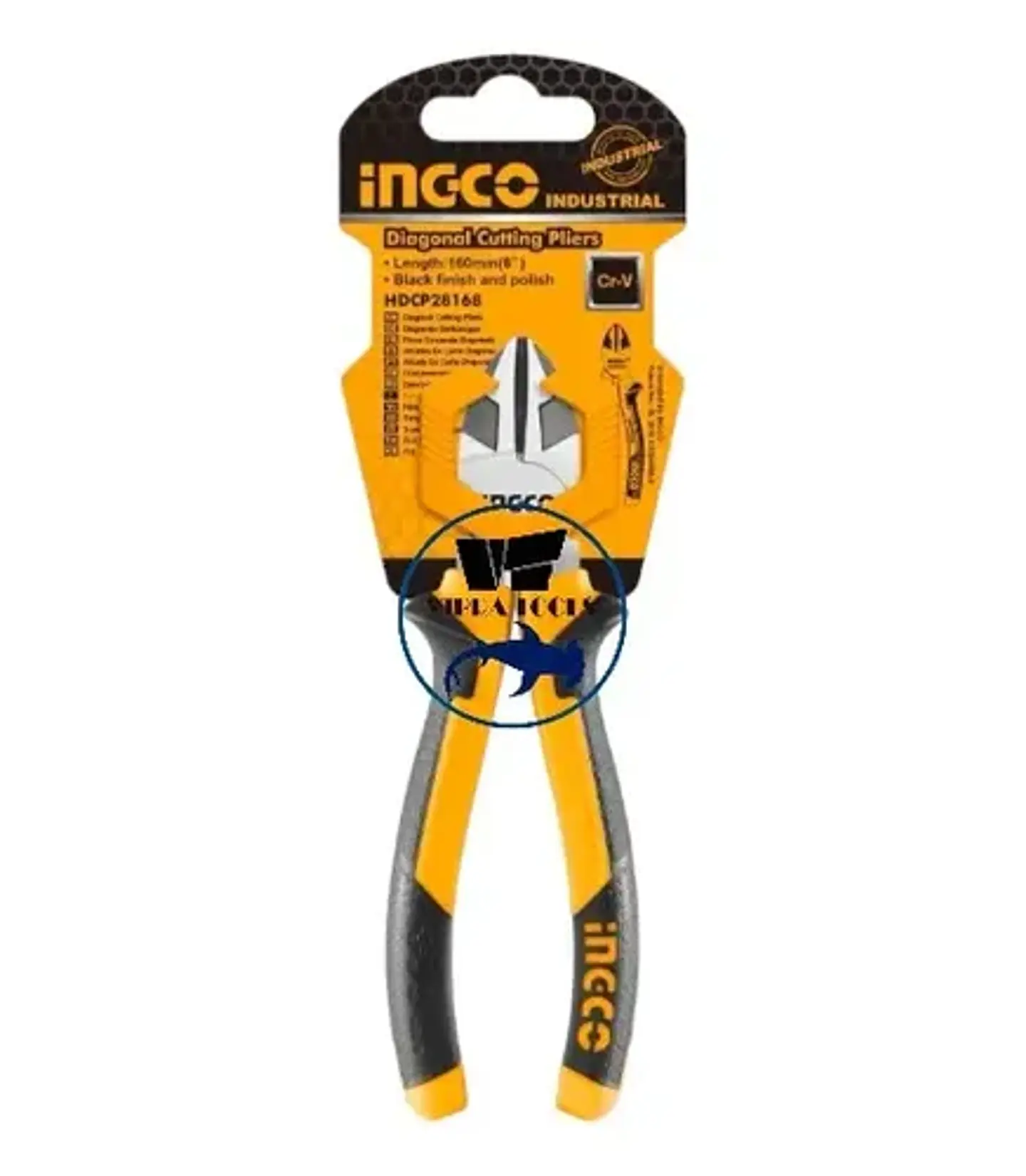 Alicate De Corte Diagonal Industrial Ingco 6 PuLG Hdcp28168 1