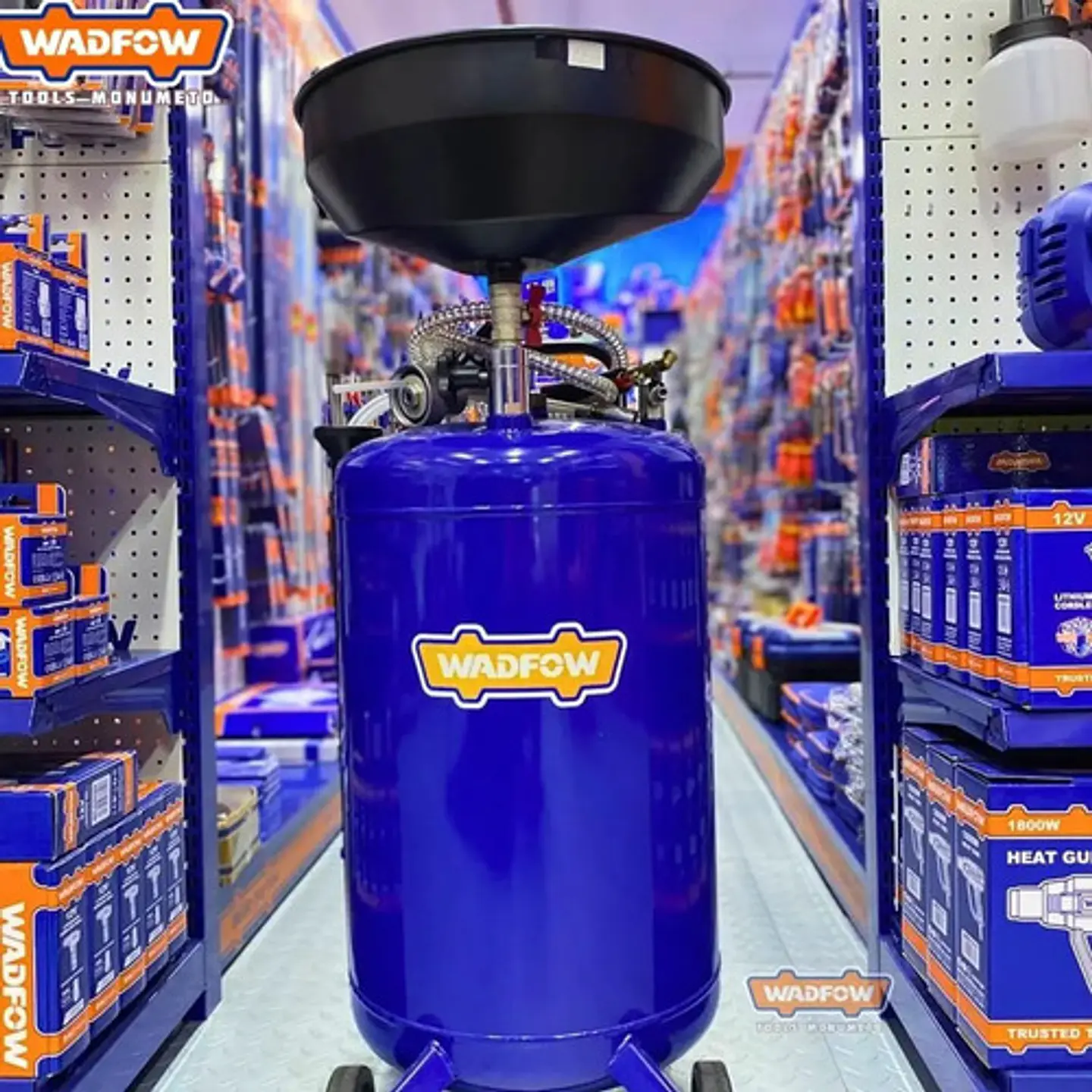 Recipiente Drenaje Aceite Automotriz Wadfow Portatil 70 Lt 6