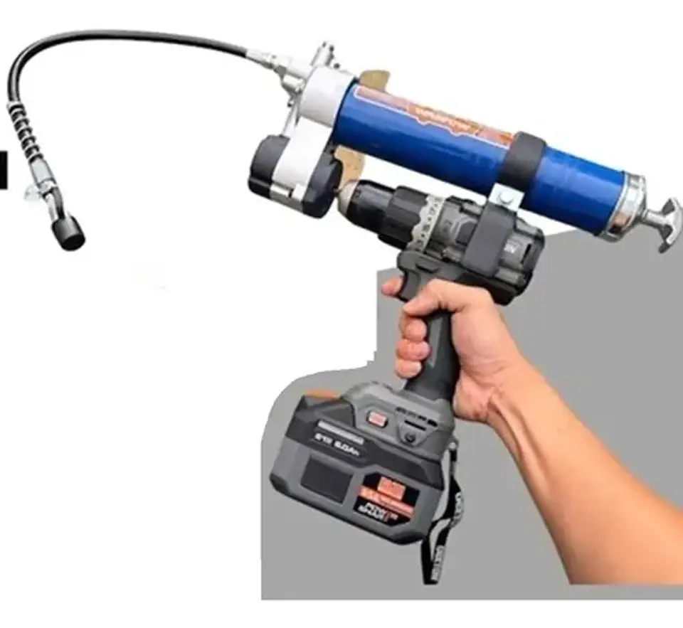 Pistola Engrasadora Para Taladro Inalambrico 400 Cc Wadfow 3