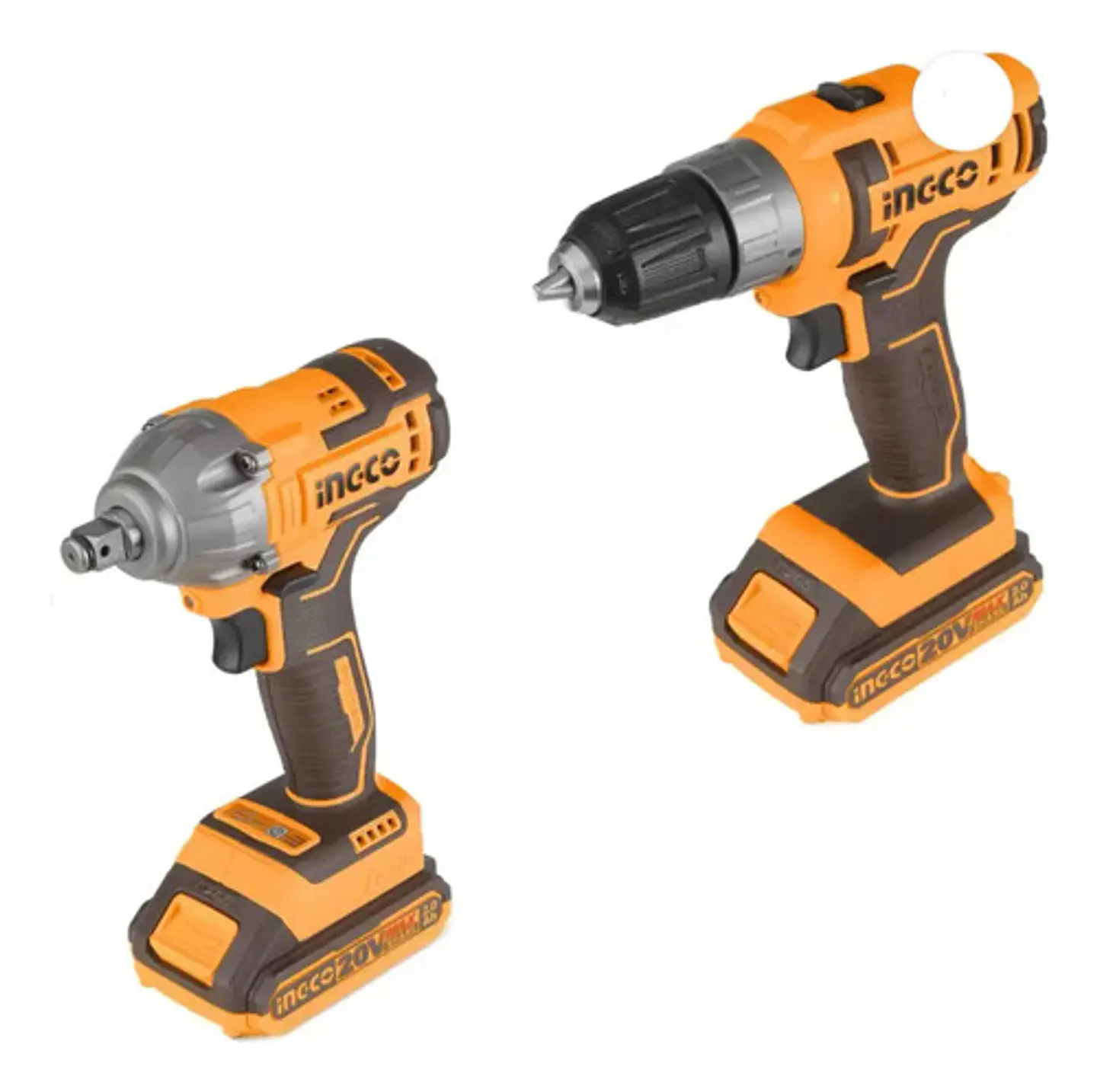 Kit Pack Inal Ingco 20v Taladro + Llave Impac Bl Cosli230702 8