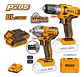 Kit Pack Inal Ingco 20v Taladro + Llave Impac Bl Cosli230702 - Miniatura 9