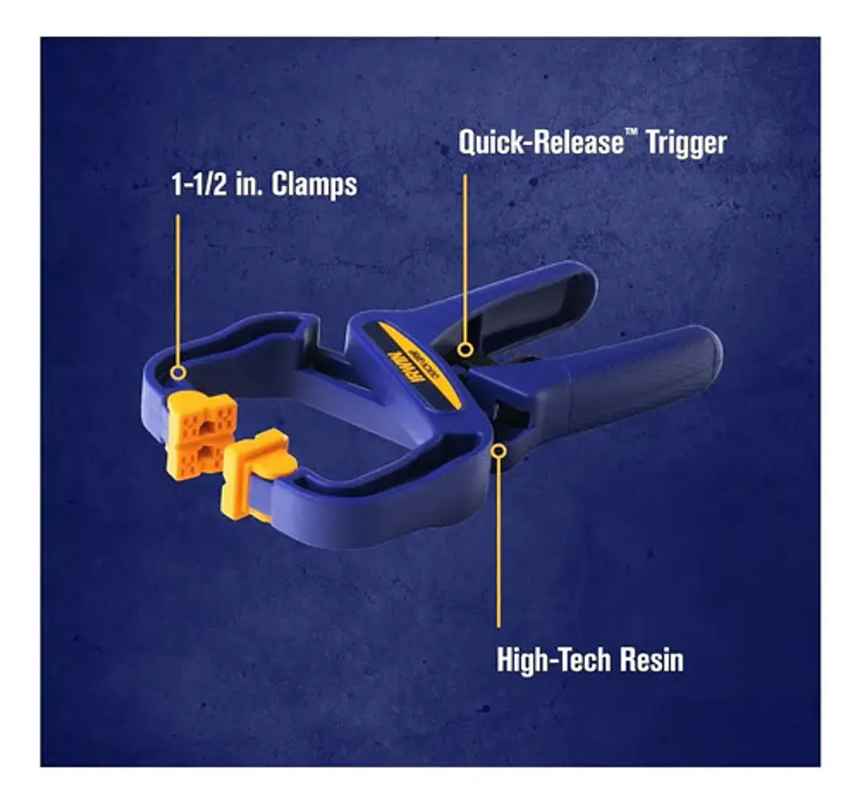 Prensa De Mano Handi Clamp 38mm 1.5 Irwin Quick-grip 59100cd 5