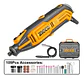 Mini Torno Multipropósito Ingco 130w + 109 Acc Mg13328 - Miniatura 2