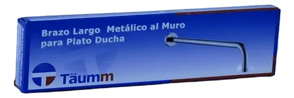 Brazo Largo Metalico Al Muro Para Plato Ducha 40 Cm Taumm 8