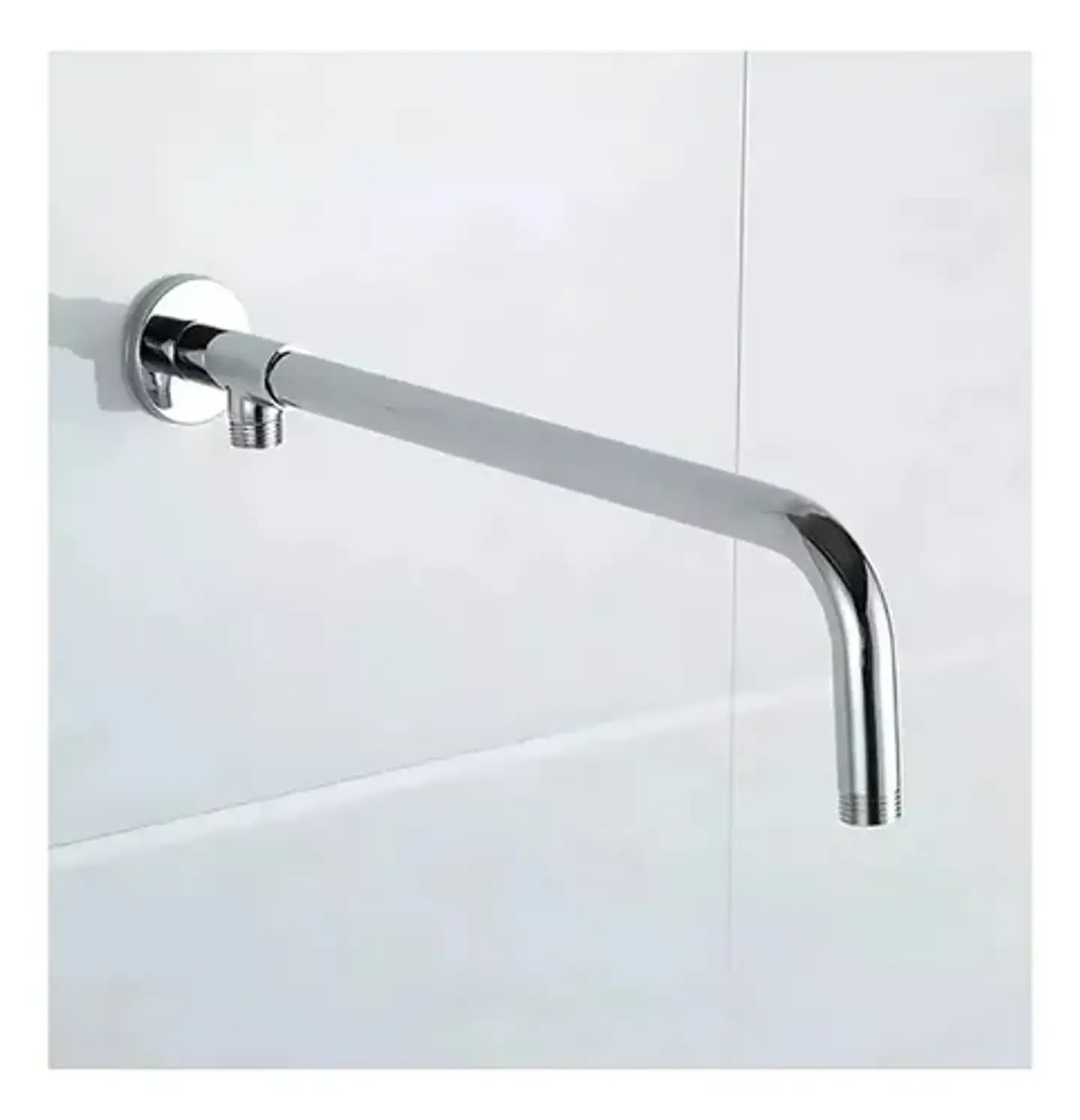 Brazo Metalico Para Plato Ducha Conectado A Flexible Taumm 2