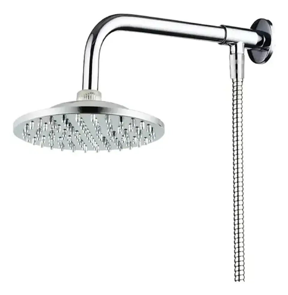 Brazo Metalico Para Plato Ducha Conectado A Flexible Taumm 3