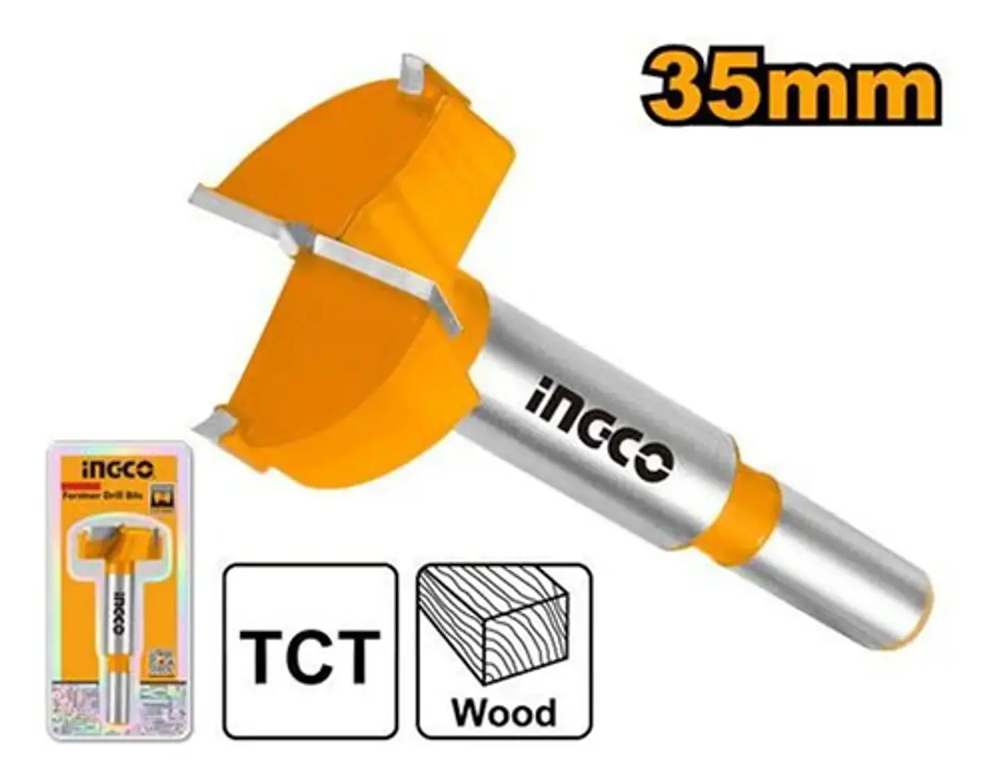 Broca Forstner Para Madera 35 Mm Ingco Adcs3501 2