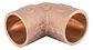 Pack 5 Codo De Bronce So-so 1/2 Taumm - Miniatura 2