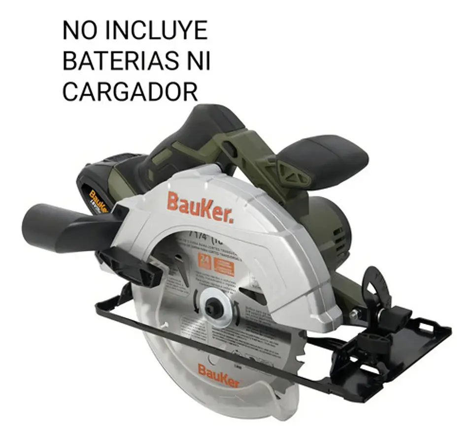 Sierra Circular Inalambrica Bauker 7 1/4  18v (sin Batería)  1