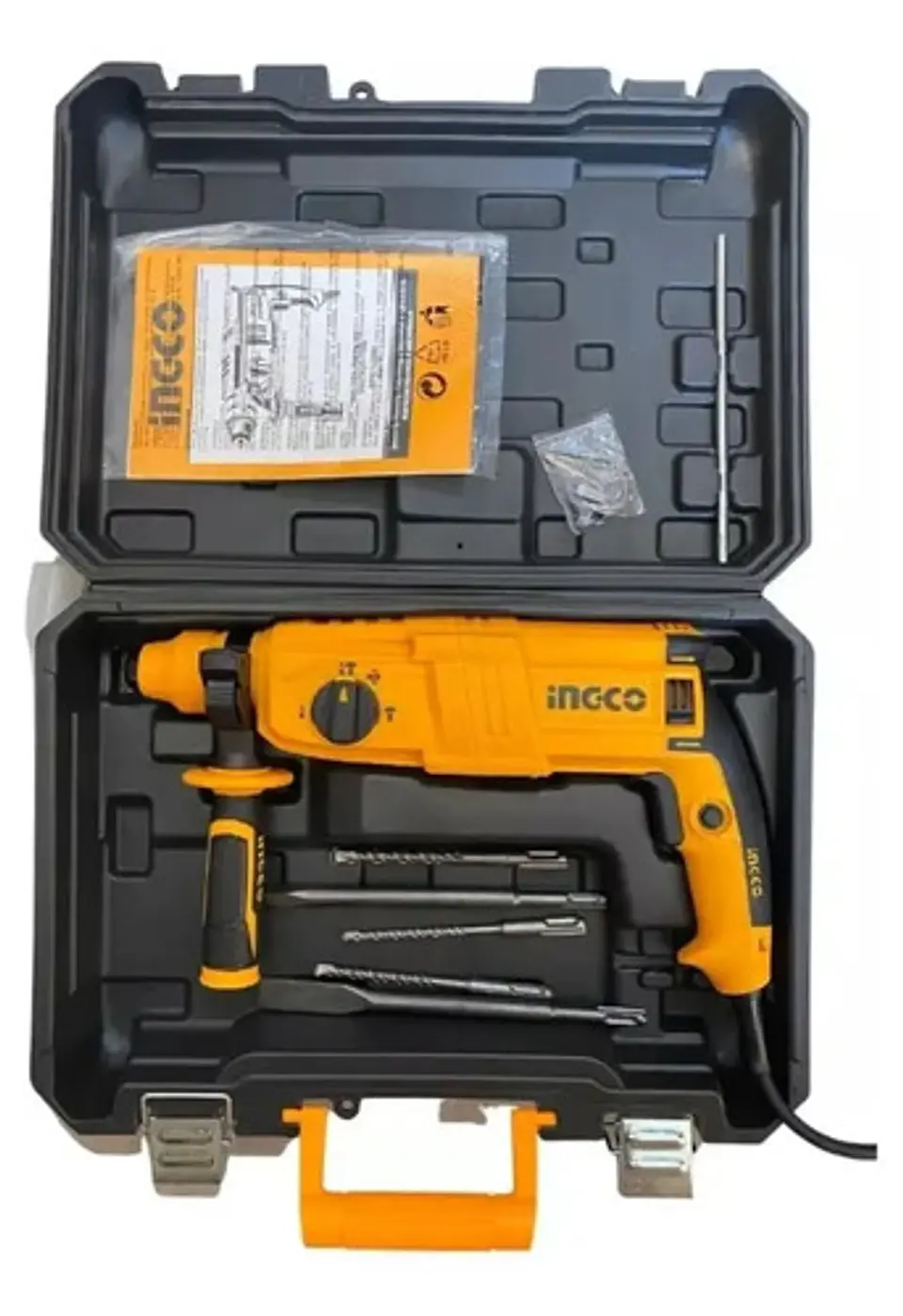 Rotomartillo 800w Ingco Rgh9028 Color Naranja 50 Hz 3