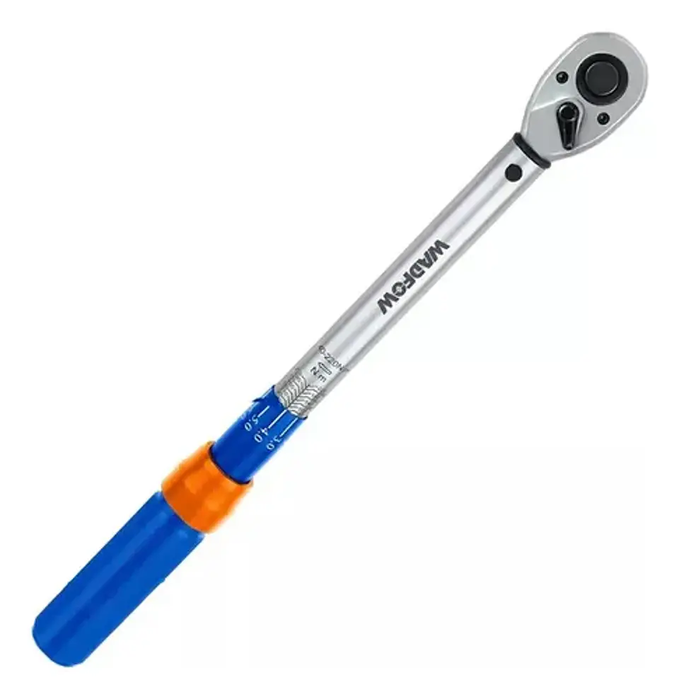 Llave De Torque Torquimetro 5-25nm 1/4 Wadfow Azul 3