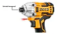 Atornillador De Impacto Ingco 20v + 2 Bat 2 Ah+ Carg + Bolso - Miniatura 2