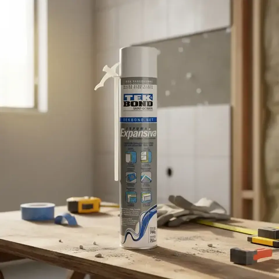 Espuma Expansiva Pu Tekbond 740 G / 750 Ml Uso Profesional 1