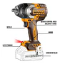 Llave Pistola Impacto Ingco Bl 1/2 20v 850nm 2bat Ciwli2085 - Miniatura 3