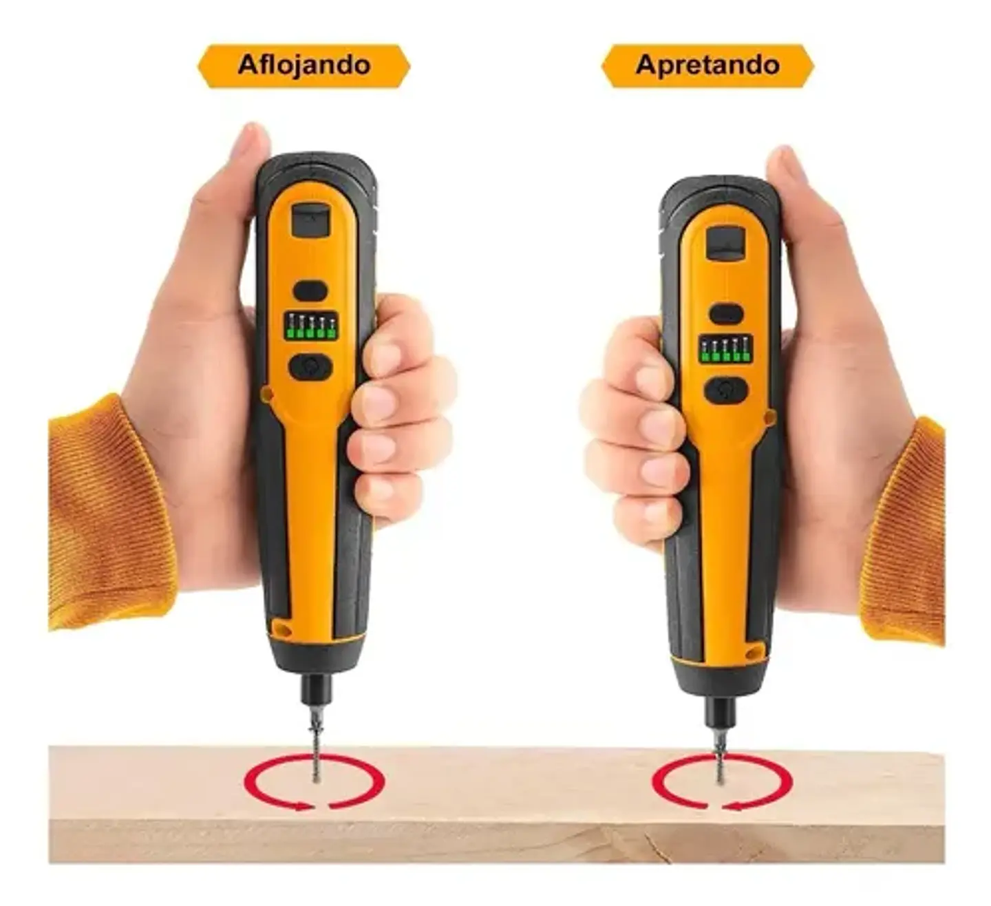 Atornillador De Precisión Ingco 4v + 42 Piezas + Caja Transp 5