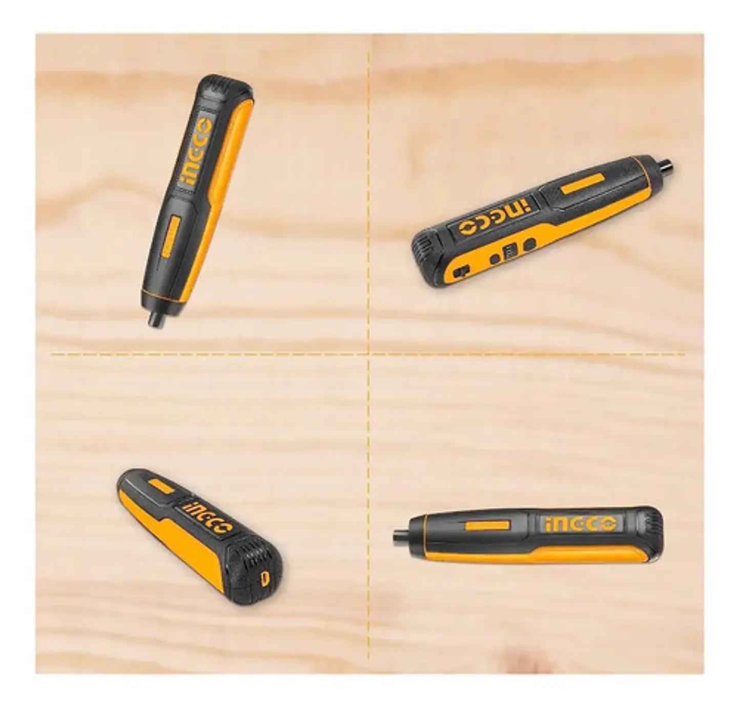 Atornillador De Precisión Ingco 4v + 42 Piezas + Caja Transp 6
