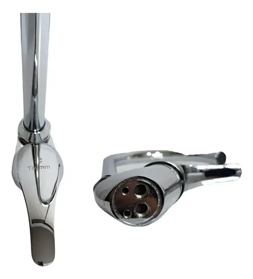 Monomando Colomba Lavaplato Vertical Cromado Taumm Plateado 5