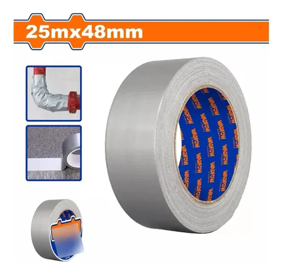 Cinta Adhesiva Multiuso 48 Mm 25 M Gris Wadfow Wvt2h12 3