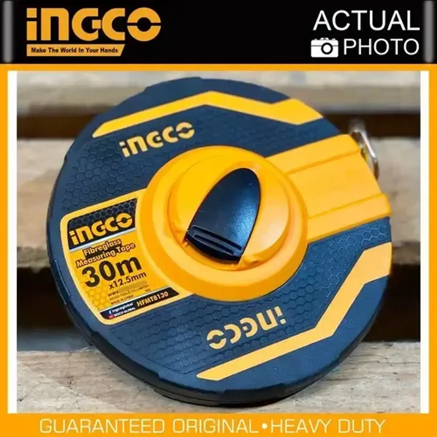 Huincha O Cinta De Medir Ingco 30 Metros X 12.5 Mm 5