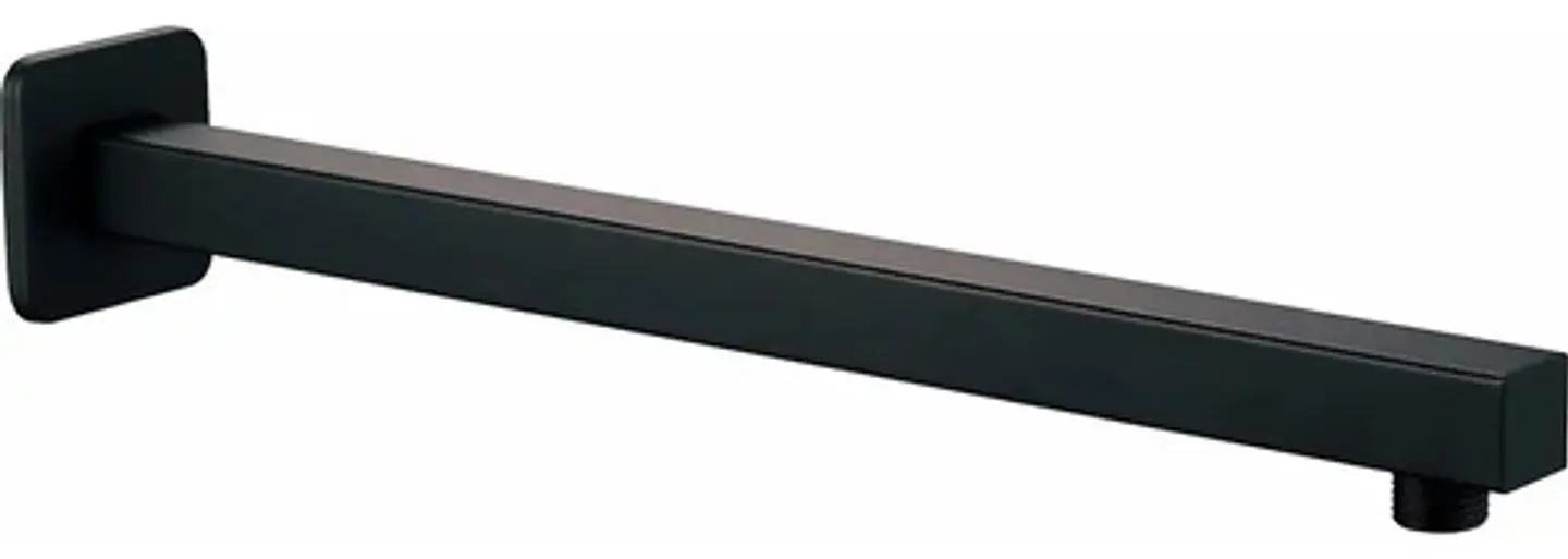 Brazo Para Plato Ducha 40 Cm Negro Schwarz Taumm Acero Inox 1