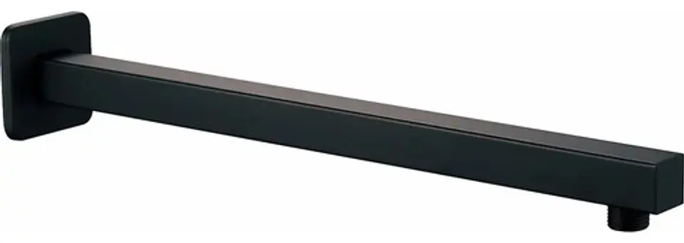 Brazo Para Plato Ducha 40 Cm Negro Schwarz Taumm Acero Inox 1