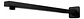 Brazo Para Plato Ducha 40 Cm Negro Schwarz Taumm Acero Inox - Miniatura 3