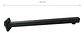 Brazo Para Plato Ducha 40 Cm Negro Schwarz Taumm Acero Inox - Miniatura 5