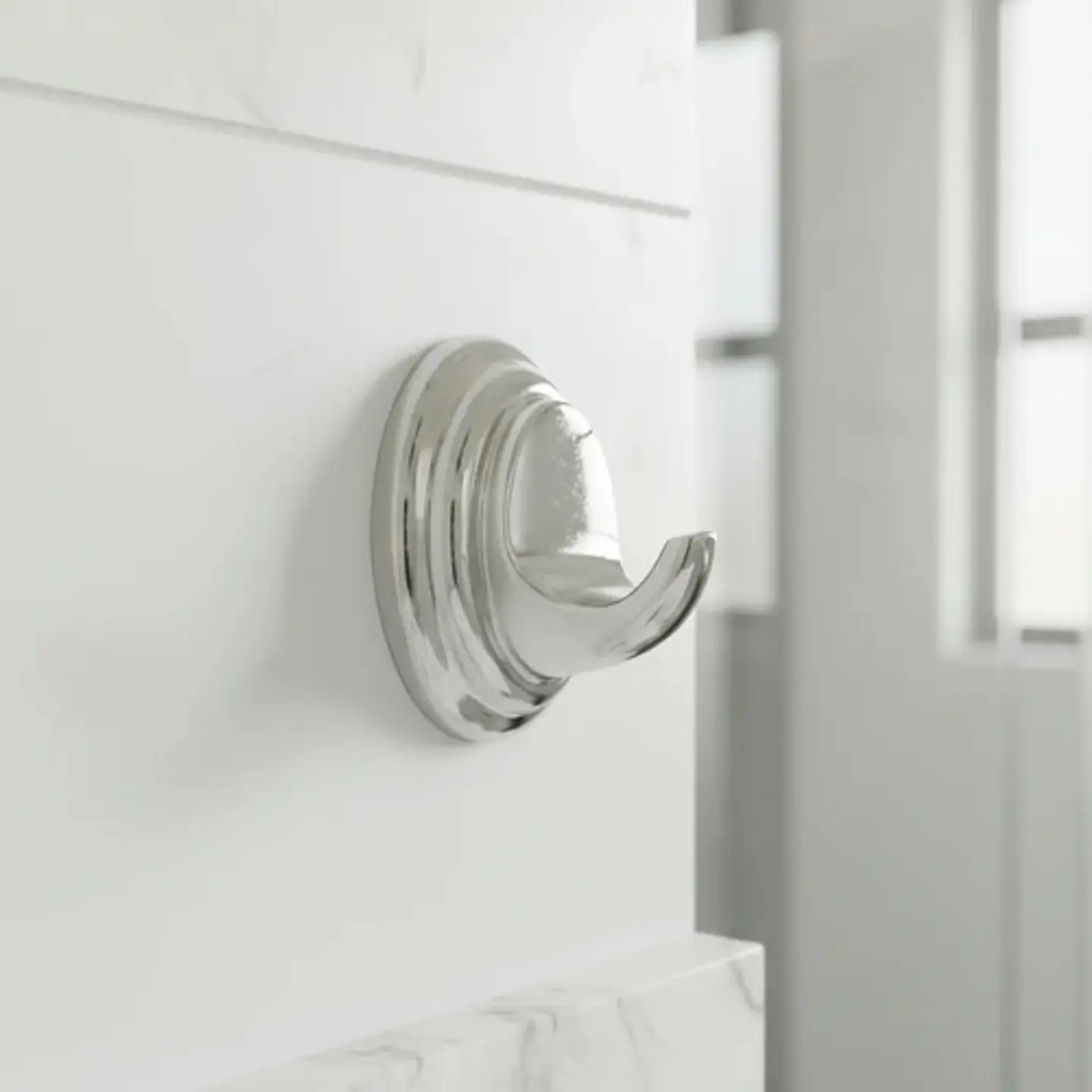 Perchero De Baño Linea Colomba Taumm Metalico Cromado 2