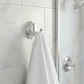 Perchero De Baño Linea Colomba Taumm Metalico Cromado - Miniatura 3