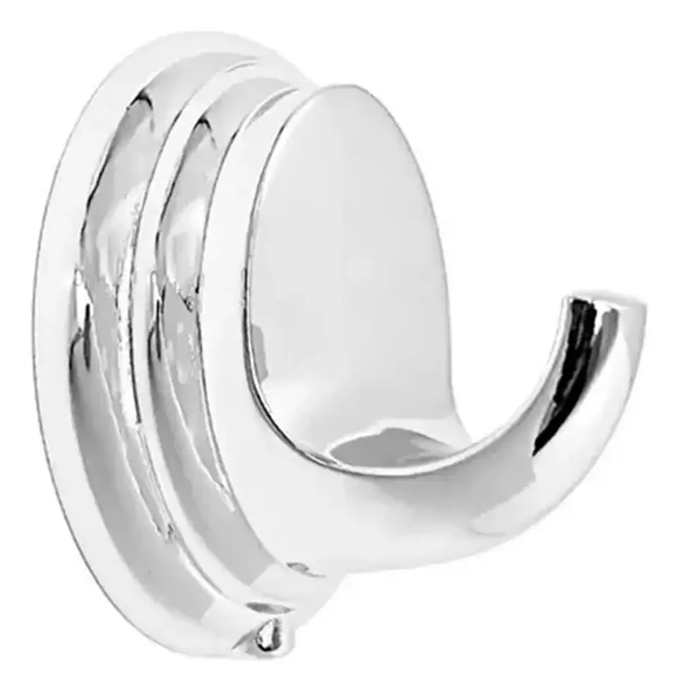 Perchero De Baño Linea Colomba Taumm Metalico Cromado 7