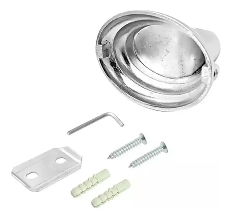 Perchero De Baño Linea Colomba Taumm Metalico Cromado 9
