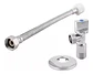 Kit Flexible Llave Angular 1/2 X 15/16 X 35cm Taumm - Miniatura 2