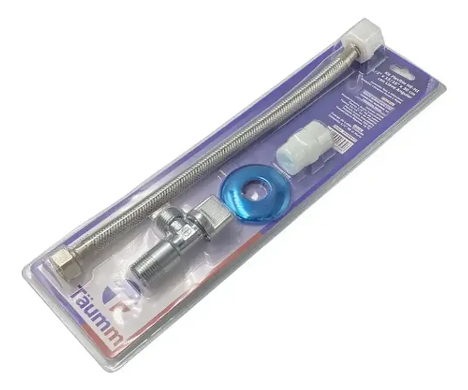 Kit Flexible Llave Angular 1/2 X 15/16 X 35cm Taumm 3