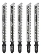 Set Jgo De Hojas Para Sierra Caladora P/ Madera 5 Pcs Ingco - Miniatura 1