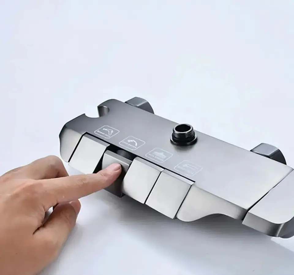 Columna De Ducha 4 Funciones Con Teclado Marca Taumm 6