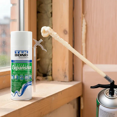 Espuma Expansiva Pu Tekbond 320 G / 500 Ml Uso General 