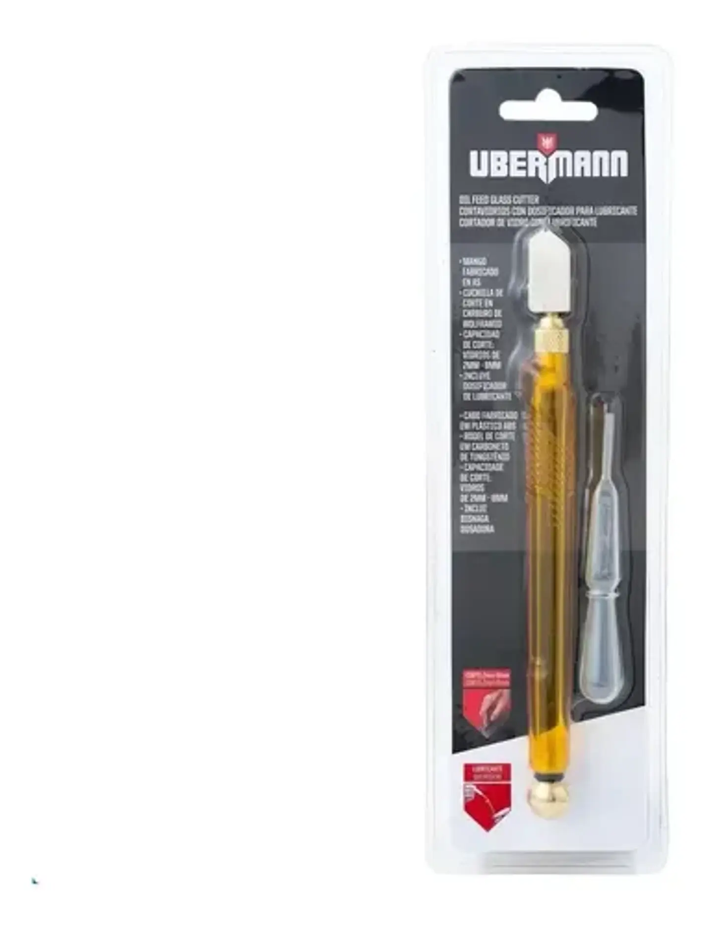 Cortavidrios Ubermann Con Dosificador Para Lubricante 1