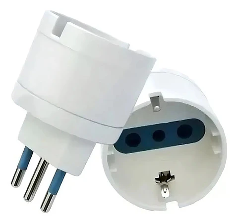 Adaptador Enchufe Schuko Hembra Eléctrico 10a 1500w