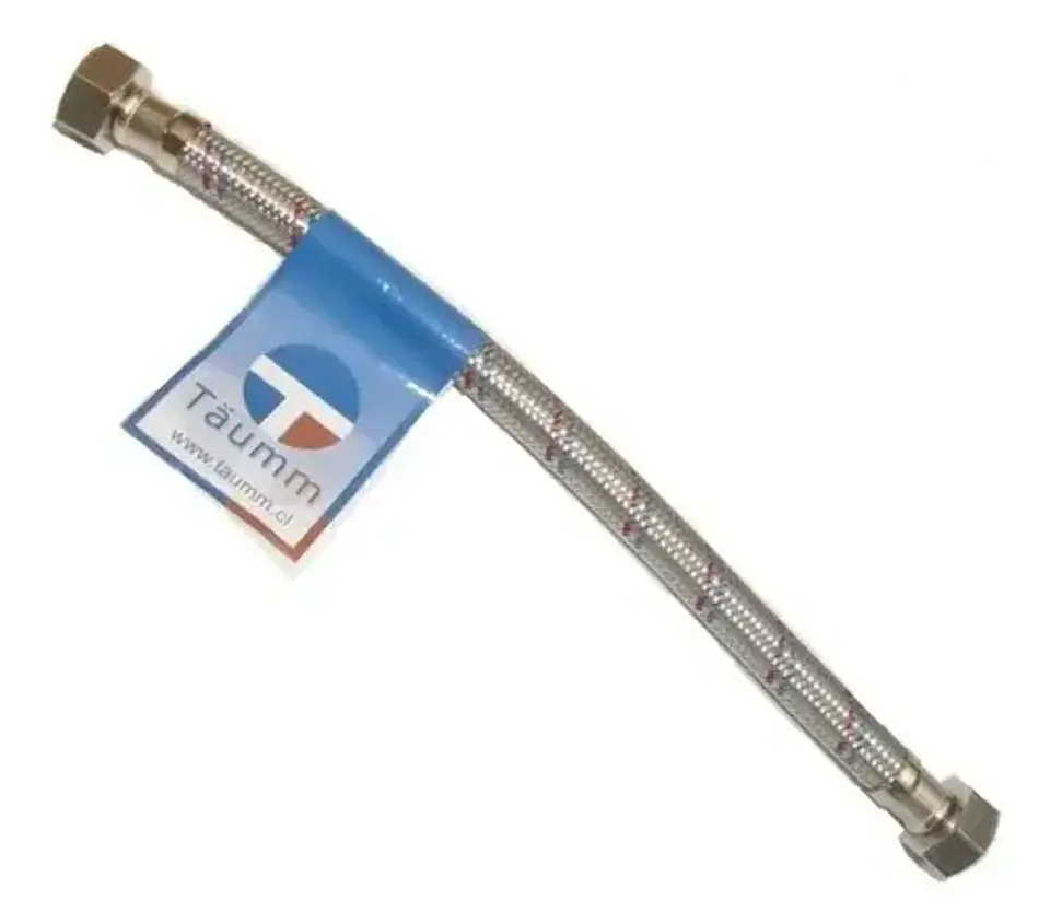 Flexible Agua Hi-hi 1/2 60 Cm Taumm Acero Inoxidable 350 Psi 3