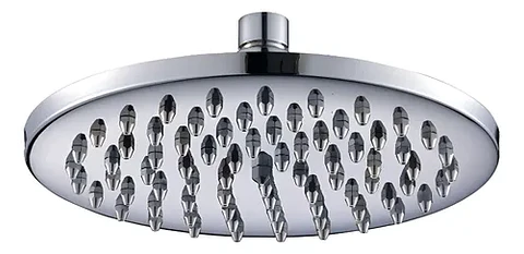 Plato Ducha Redondo Acero Inox 8 Taumm Plateado